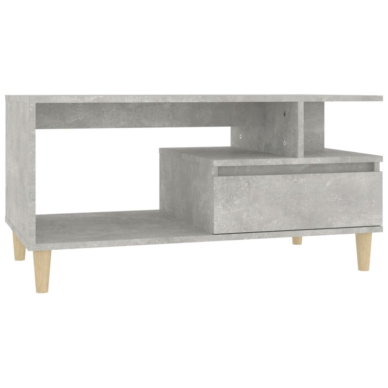 Coffee Table Concrete Grey 90x49x45 cm Engineered Wood Payday Deals