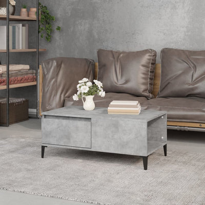 Coffee Table Concrete Grey 90x50x36.5 cm Engineered Wood Payday Deals