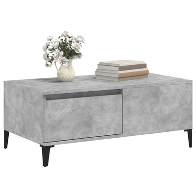 Coffee Table Concrete Grey 90x50x36.5 cm Engineered Wood Payday Deals