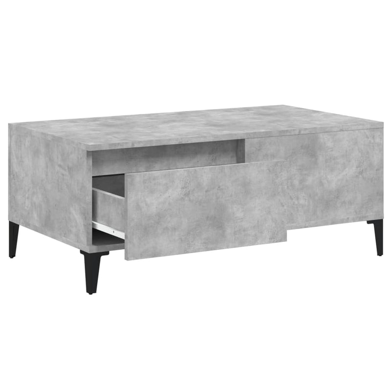 Coffee Table Concrete Grey 90x50x36.5 cm Engineered Wood Payday Deals