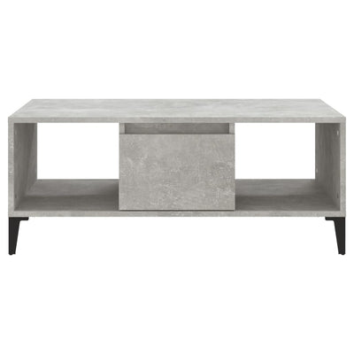 Coffee Table Concrete Grey 90x50x36.5 cm Engineered Wood Payday Deals