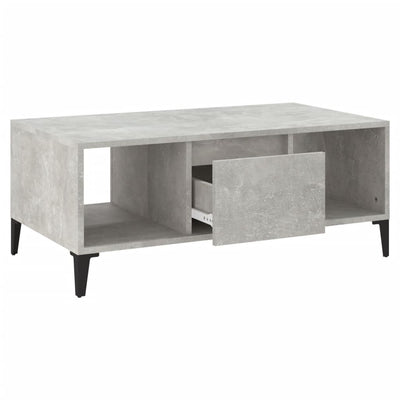 Coffee Table Concrete Grey 90x50x36.5 cm Engineered Wood Payday Deals
