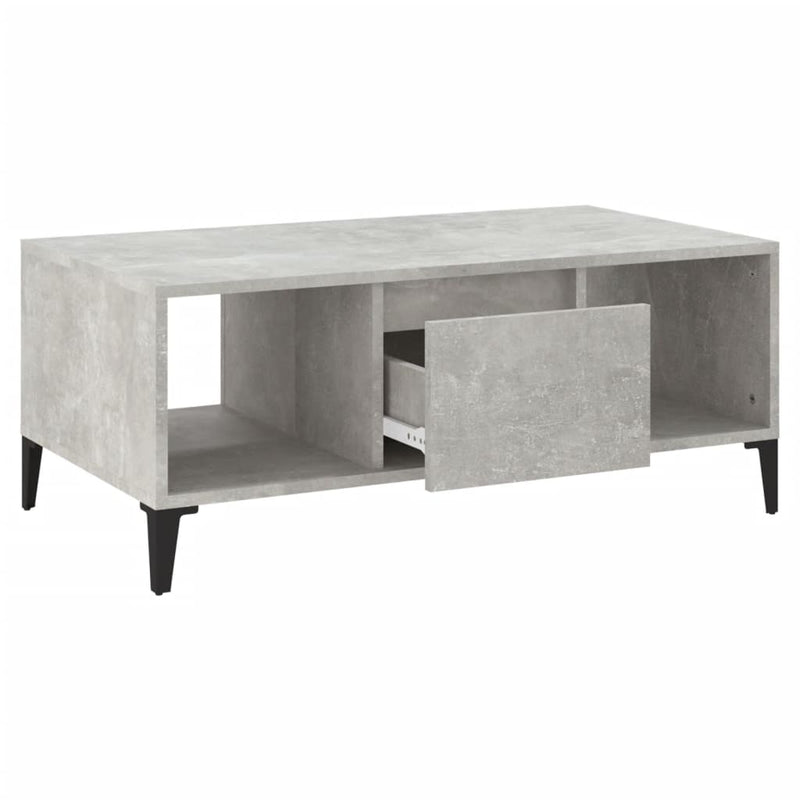 Coffee Table Concrete Grey 90x50x36.5 cm Engineered Wood Payday Deals