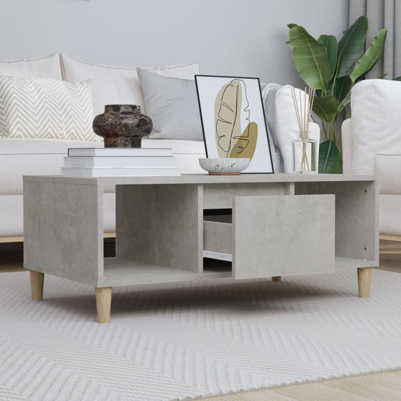 Coffee Table Concrete Grey 90x50x36.5 cm Engineered Wood Payday Deals