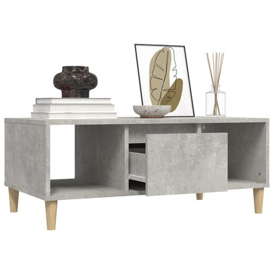 Coffee Table Concrete Grey 90x50x36.5 cm Engineered Wood Payday Deals