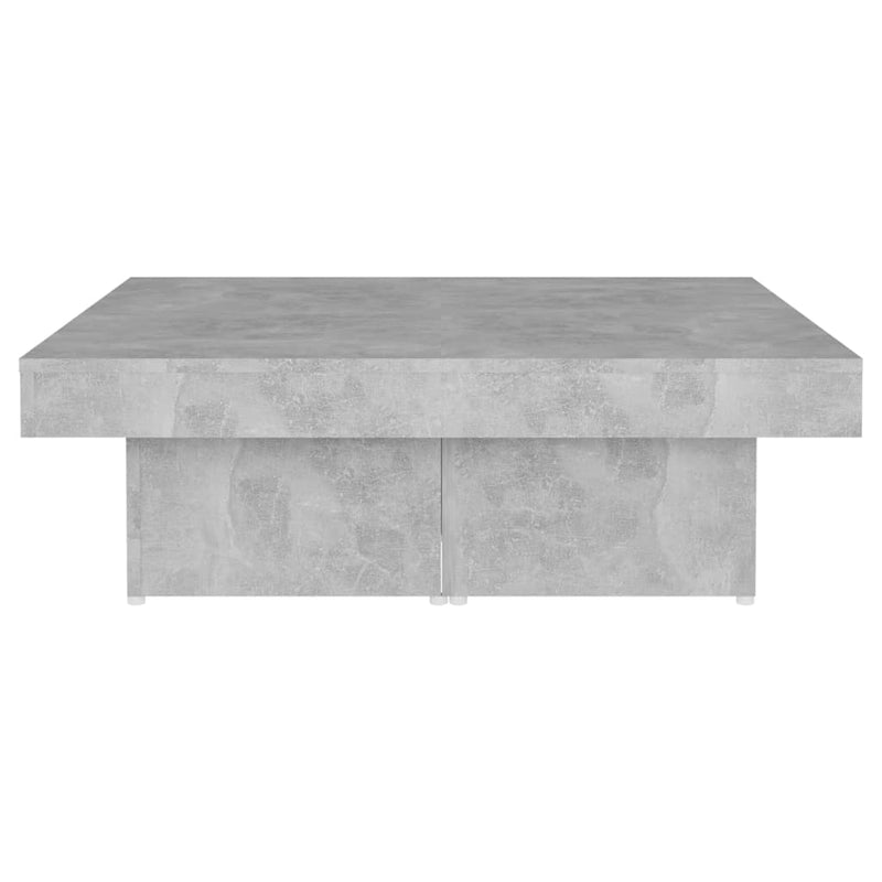 Coffee Table Concrete Grey 90x90x28 cm Engineered Wood Payday Deals