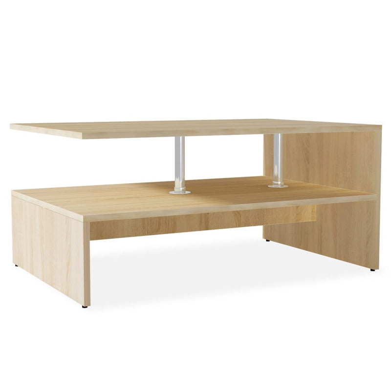 Coffee Table Engineered Wood 90x59x42 cm Oak Payday Deals