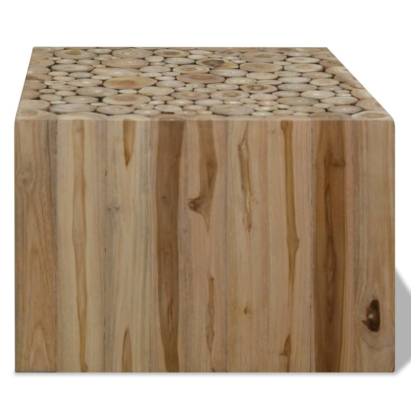 Coffee Table Genuine Teak 50x50x35 cm Payday Deals