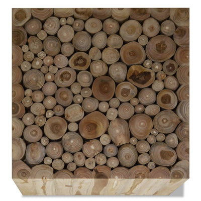 Coffee Table Genuine Teak 50x50x35 cm Payday Deals