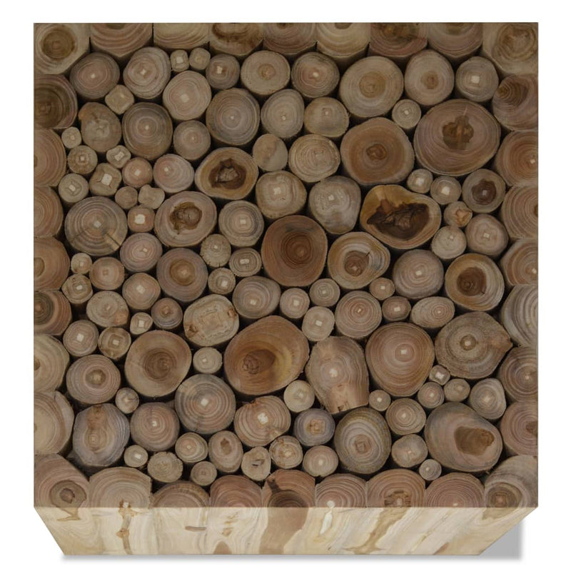 Coffee Table Genuine Teak 50x50x35 cm Payday Deals