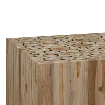 Coffee Table Genuine Teak 50x50x35 cm Payday Deals