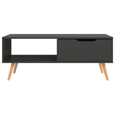 Coffee Table Grey 100x49.5x43 cm Engineered Wood Payday Deals