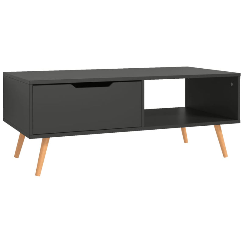 Coffee Table Grey 100x49.5x43 cm Engineered Wood Payday Deals