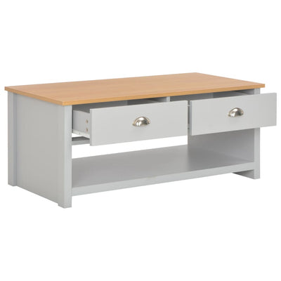 Coffee Table Grey 100x50x42 cm Payday Deals