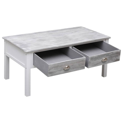Coffee Table Grey 100x50x45 cm Wood Payday Deals