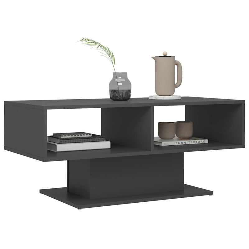 Coffee Table Grey 103.5x50x44.5 cm Engineered Wood Payday Deals