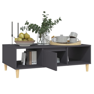 Coffee Table Grey 103.5x60x35 cm Engineered Wood Payday Deals