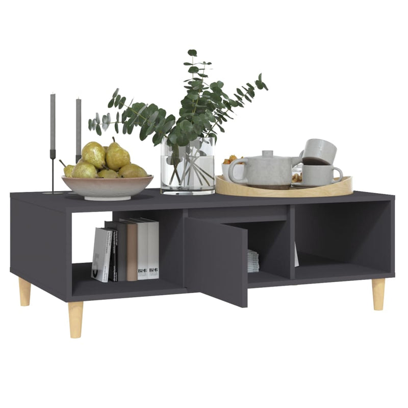 Coffee Table Grey 103.5x60x35 cm Engineered Wood Payday Deals