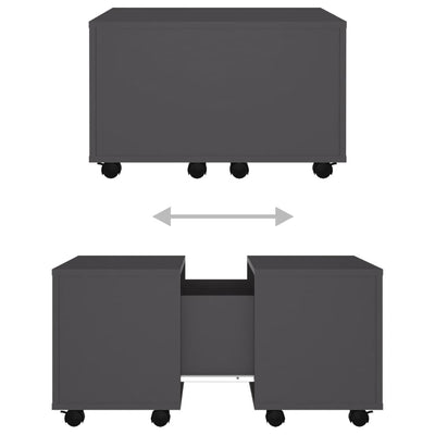 Coffee Table Grey 60x60x38 cm Engineered Wood Payday Deals