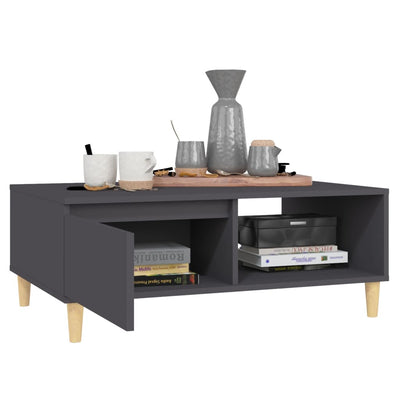 Coffee Table Grey 90x60x35 cm Engineered Wood Payday Deals