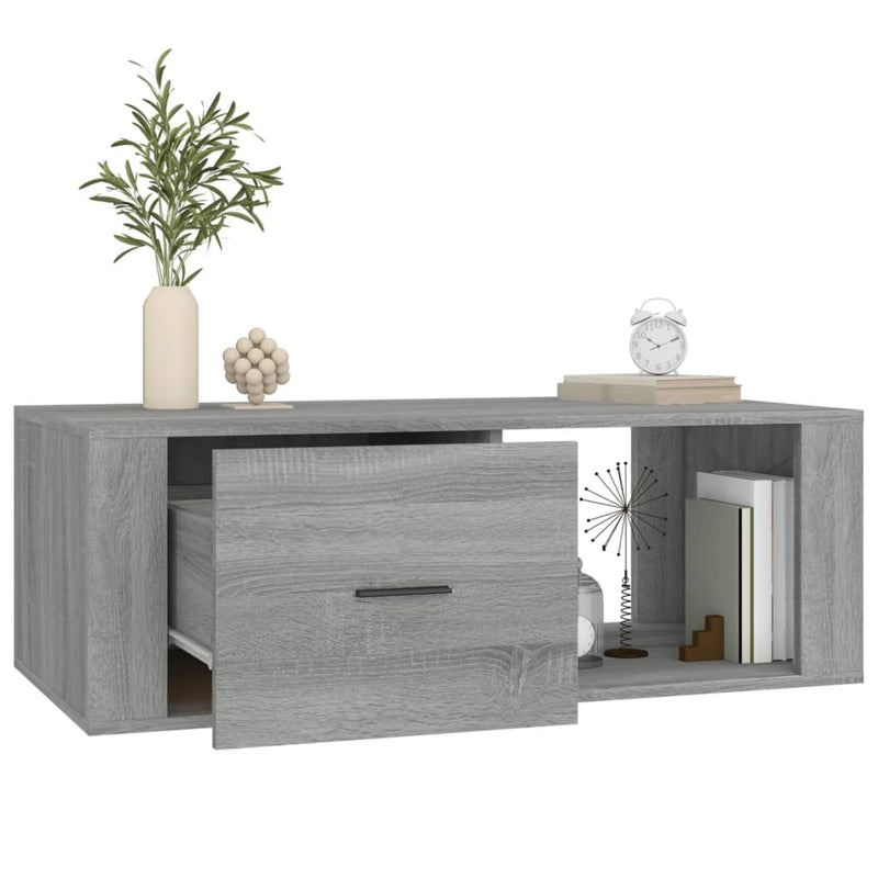 Coffee Table Grey Sonoma 100x50.5x35 cm Engineered Wood Payday Deals