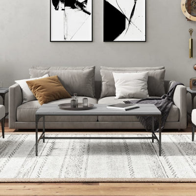 Coffee Table Grey Sonoma 100x50x35 cm Engineered Wood Payday Deals