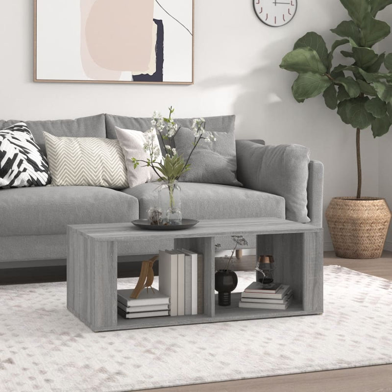 Coffee Table Grey Sonoma 100x50x36 cm Engineered Wood Payday Deals