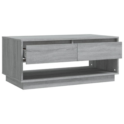 Coffee Table Grey Sonoma 102.5x55x44 cm Engineered Wood Payday Deals