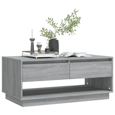 Coffee Table Grey Sonoma 102.5x55x44 cm Engineered Wood Payday Deals
