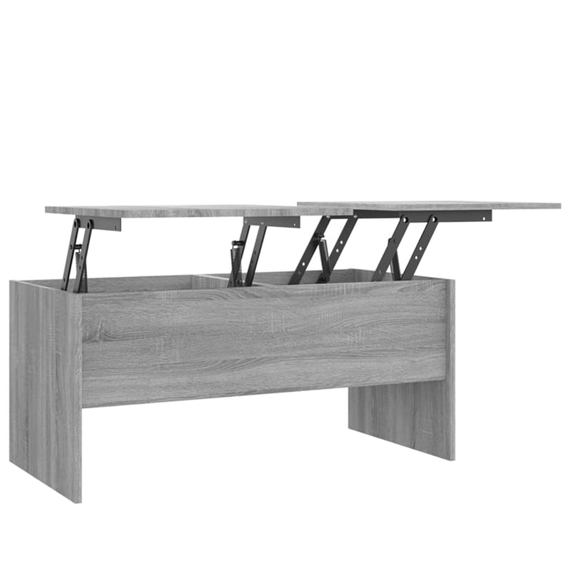 Coffee Table Grey Sonoma 102x50.5x46.5 cm Engineered Wood Payday Deals