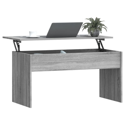 Coffee Table Grey Sonoma 102x50.5x52.5 cm Engineered Wood Payday Deals