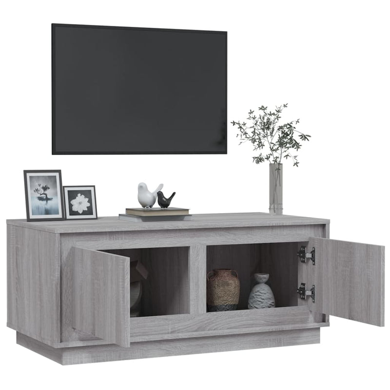 Coffee Table Grey Sonoma 102x50x44 cm Engineered Wood Payday Deals