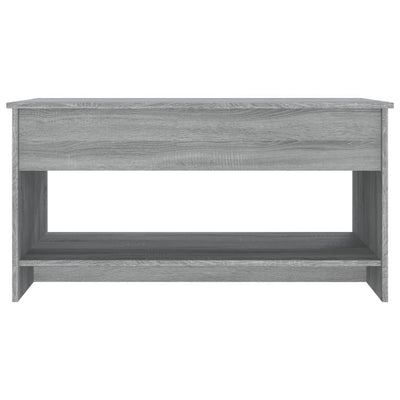 Coffee Table Grey Sonoma 102x50x52.5 cm Engineered Wood Payday Deals