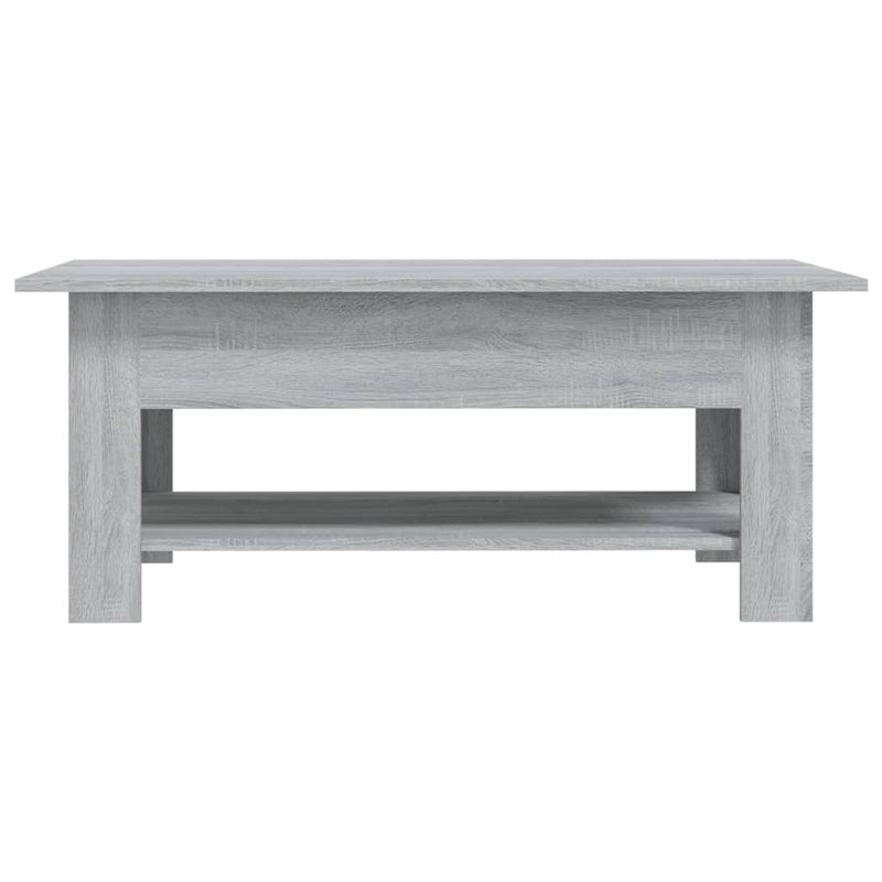 Coffee Table Grey Sonoma 102x55x42 cm Engineered Wood Payday Deals