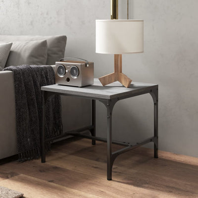 Coffee Table Grey Sonoma 50x50x35 cm Engineered Wood Payday Deals