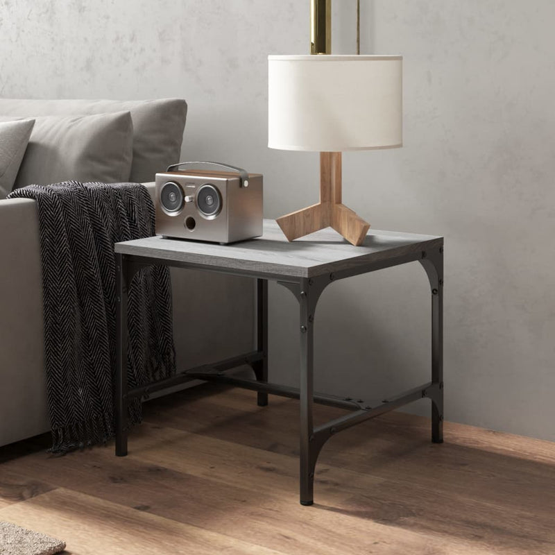 Coffee Table Grey Sonoma 50x50x35 cm Engineered Wood Payday Deals