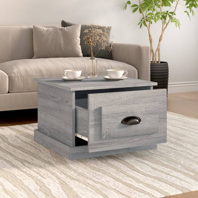 Coffee Table Grey Sonoma 50x50x35 cm Engineered Wood Payday Deals