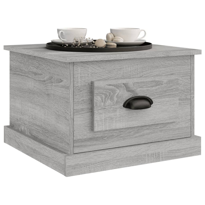 Coffee Table Grey Sonoma 50x50x35 cm Engineered Wood Payday Deals