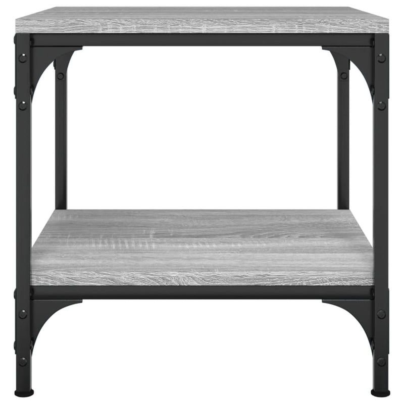 Coffee Table Grey Sonoma 50x50x40 cm Engineered Wood Payday Deals