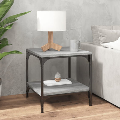 Coffee Table Grey Sonoma 50x50x40 cm Engineered Wood