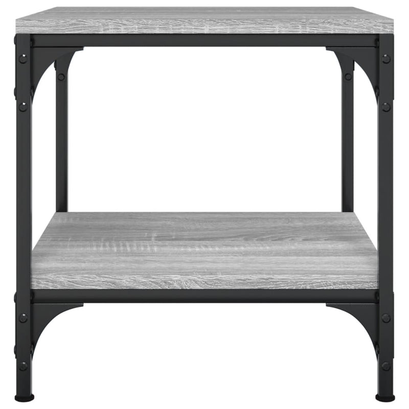 Coffee Table Grey Sonoma 50x50x40 cm Engineered Wood Payday Deals