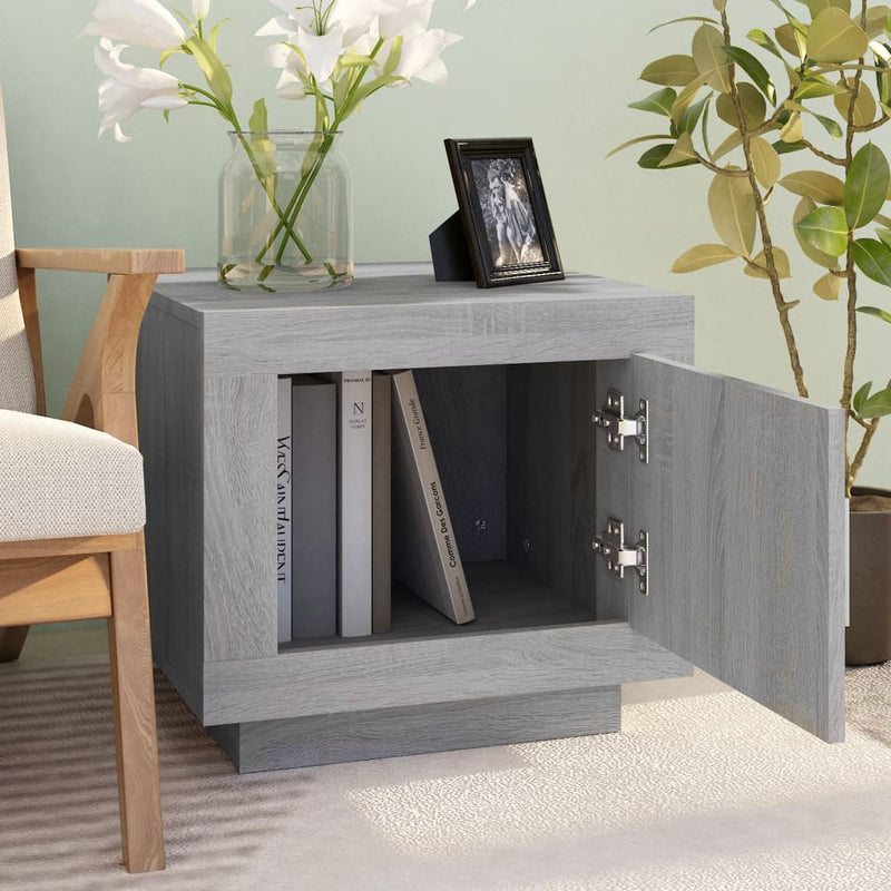Coffee Table Grey Sonoma 51x50x45 cm Engineered Wood Payday Deals