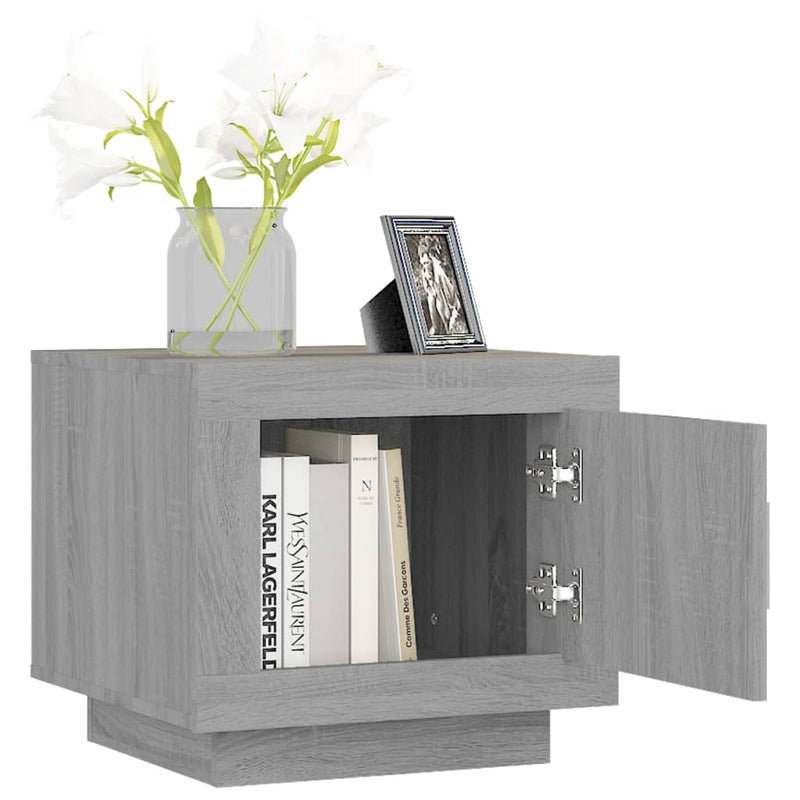 Coffee Table Grey Sonoma 51x50x45 cm Engineered Wood Payday Deals