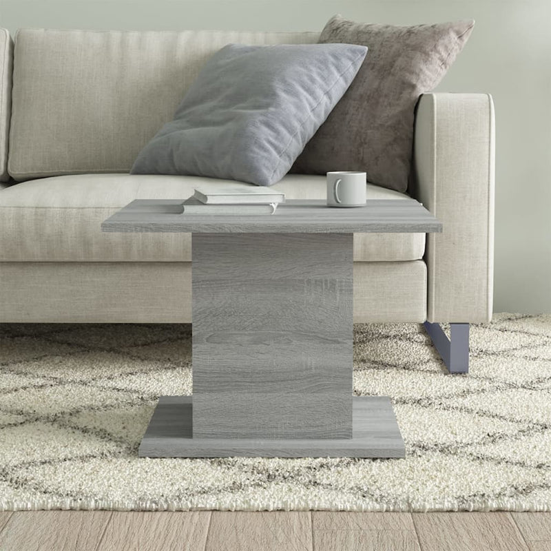 Coffee Table Grey Sonoma 55.5x55.5x40 cm Engineered Wood Payday Deals