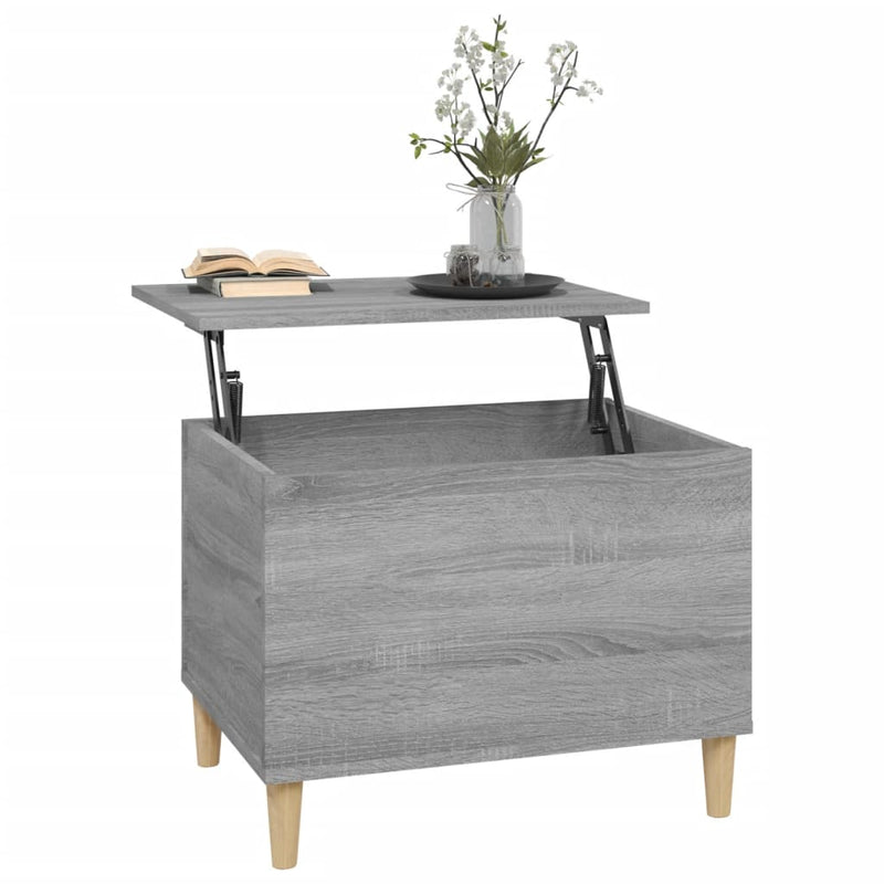 Coffee Table Grey Sonoma 60x44.5x45 cm Engineered Wood Payday Deals