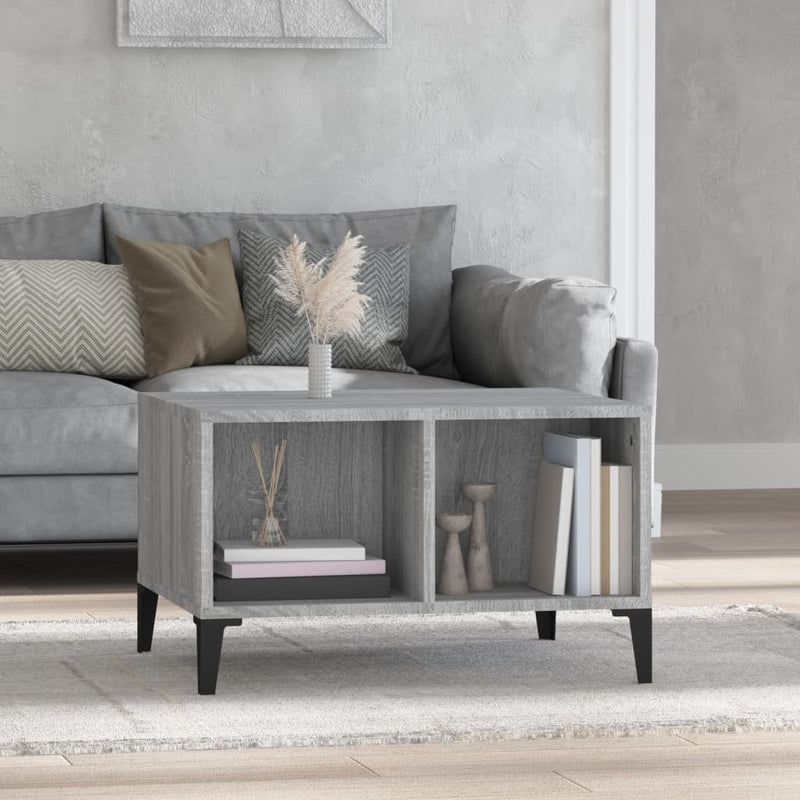 Coffee Table Grey Sonoma 60x50x36.5 cm Engineered Wood Payday Deals