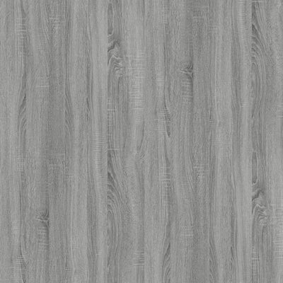 Coffee Table Grey Sonoma 80x45x45 cm Engineered Wood and Iron Payday Deals