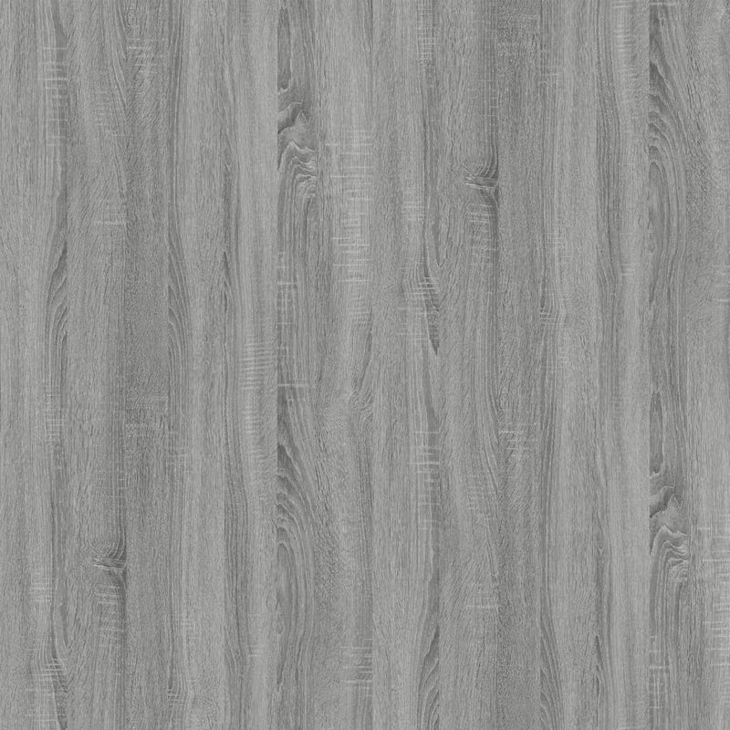 Coffee Table Grey Sonoma 80x45x45 cm Engineered Wood and Iron Payday Deals