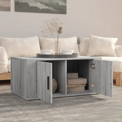 Coffee Table Grey Sonoma 80x50x36 cm Engineered Wood Payday Deals