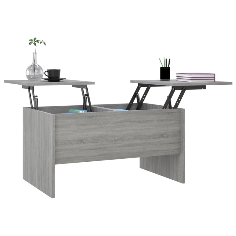 Coffee Table Grey Sonoma 80x50x42.5 cm Engineered Wood Payday Deals
